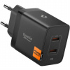 Spigen Essential nabíjací adaptér s portami 2x USB-C - 47W - čierny ACH09457 - možnosť vrátiť tovar ZADARMO do 30tich dní Spigen Essential nabíjací adaptér s portami 2x USB-C - 47W - čierny ACH09457 - možnosť vrátiť tovar ZADARMO do 30tich dní