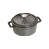 Staub Cocotte okrúhly hrniec 12 cm/0,4 l sivý, 1101218 Staub Cocotte okrúhly hrniec 12 cm/0,4 l sivý, 1101218
