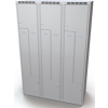 Šatní skříňky - dvouplášťové dveře tvaru Z, kovové A3M 40 3 Z S Šatní skříňky - dvouplášťové dveře tvaru Z, kovové A3M 40 3 Z S