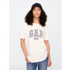 GAP Bavlnené tričko s logom Biela M GAP Bavlnené tričko s logom Biela M