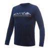 Pánske tričko dl.rukáv SENSOR MERINO ACTIVE MOUNTAINS deep blue L Pánske tričko dl.rukáv SENSOR MERINO ACTIVE MOUNTAINS deep blue L