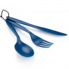 GSI Outdoors Tekk Cutlery Set blue Modrá příbor GSI Outdoors Tekk Cutlery Set blue Modrá příbor