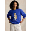 Polo Ralph Lauren mikina dámska bavlnená ISLAND FLC-KNT-SWEATSHIRT 211A12730001 modrá L Polo Ralph Lauren mikina dámska bavlnená ISLAND FLC-KNT-SWEATSHIRT 211A12730001 modrá L