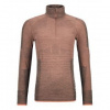 Ortovox 230 Competition Zip Neck W bloom XL; Hnědá triko Ortovox 230 Competition Zip Neck W bloom XL; Hnědá triko