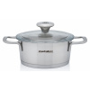 Metalac Santino, Nerezový kastrol se skl. poklicí 16 cm, 1,3 l Metalac Santino, Nerezový kastrol se skl. poklicí 16 cm, 1,3 l