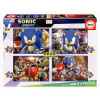 Puzzle Multi 4 Sonic Prime Educa 50-80-100-150 dielov svietiace od 5 rokov Puzzle Multi 4 Sonic Prime Educa 50-80-100-150 dielov svietiace od 5 rokov