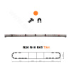 LED svetelná rampa Montana 160cm, Oranžová, EHK R65 Oranžová 18ml/V1 Číry LED svetelná rampa Montana 160cm, Oranžová, EHK R65 Oranžová 18ml/V1 Číry