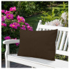 Záhradný vankúš vodeodolný 50x70 cm tmavohnedý Hnedá 50x70 cm Záhradný vankúš vodeodolný 50x70 cm tmavohnedý Hnedá 50x70 cm