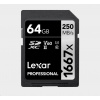 Lexar SDXC Pro 1667X UHS-II U3 R250/W120 (V60) 64GB Lexar SDXC Pro 1667X UHS-II U3 R250/W120 (V60) 64GB