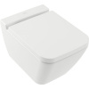 VILLEROY & BOCH Finion závesné WC s hlbokým splachovaním bez vnútorného okraja, 375 x 560 mm, biela alpská, s povrchom CeramicPlus, 4664R0R1