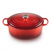 Le Creuset Kastról SIGNATURE 31 cm, 6,3 l, oválny, CERISE, liatina Le Creuset Kastról SIGNATURE 31 cm, 6,3 l, oválny, CERISE, liatina
