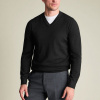 Charles Tyrwhitt Merino V-Neck Jumper — Black - S Charles Tyrwhitt Merino V-Neck Jumper — Black - S