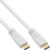 Kábel HDMI M/M 5m, High Speed+Eth, 4K@60Hz, HDMI 2.0, pozl. konektor, biely Kábel HDMI M/M 5m, High Speed+Eth, 4K@60Hz, HDMI 2.0, pozl. konektor, biely
