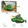 BLOCKI KOCKY MY ARMY VOJENSKÝ TANK 253 DIELOV BLOCKI KOCKY MY ARMY VOJENSKÝ TANK 253 DIELOV