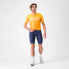 CASTELLI Cyklistický dres s krátkym rukávom - UPF - oranžová 3XL CASTELLI Cyklistický dres s krátkym rukávom - UPF - oranžová 3XL