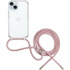 FIXED Pure Neck transparentný kryt so šnúrkou pre iPhone 15 Plus - ružový FIXPUN-1201-PI - možnosť vrátiť tovar ZADARMO do 30tich dní FIXED Pure Neck transparentný kryt so šnúrkou pre iPhone 15 Plus - ružový FIXPUN-1201-PI - možnosť vrátiť tovar ZADARMO do 30tich dní