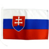 Vlajka Slovensko 20×30 cm pre člny - s upevnením na očko a šnúrku 27341020 Vlajka Slovensko 20×30 cm pre člny - s upevnením na očko a šnúrku 27341020