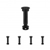 Walteco Soklová noha NR 04, 130-170mm, 200kg, plast, čierna Množstvo: 5 ks , 50002BP1 Walteco Soklová noha NR 04, 130-170mm, 200kg, plast, čierna Množstvo: 5 ks , 50002BP1