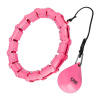 ONE FITNESS Masážny hula hoop OHA02 so závažím ružová ONE FITNESS Masážny hula hoop OHA02 so závažím ružová