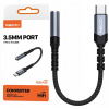 ADAPTÉR PREVODNÍK USB-C TYP C na AUX MINI JACK 3,5MM AUDIO RECCI ADAPTÉR PREVODNÍK USB-C TYP C na AUX MINI JACK 3,5MM AUDIO RECCI