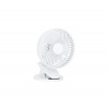 Kobi | Nabíjací stolný ventilátor s klipom VIENTO 6W/5V 2000 mAh biela | KB0504 Kobi | Nabíjací stolný ventilátor s klipom VIENTO 6W/5V 2000 mAh biela | KB0504