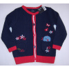 Detský sveter - George 80 biely, červený, námornícky modrý sveter (Detský zipsový sveter) Detský sveter - George 80 biely, červený, námornícky modrý sveter (Detský zipsový sveter)