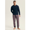 Pyžamo Henderson 43457 Noir long/r M-3XL Námořnictvo XXL Pyžamo Henderson 43457 Noir long/r M-3XL Námořnictvo XXL