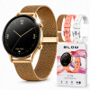 SMARTWATCH DÁMSKE HODINKY POĽSKÉ MENU MERANIE HOVORY ZLATÉ VODOTESNÉ SMARTWATCH DÁMSKE HODINKY POĽSKÉ MENU MERANIE HOVORY ZLATÉ VODOTESNÉ