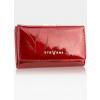 Malá lakovaná kožená dámska peňaženka STEVENS Červené Listy 108 s ochranou RFID Secure Malá lakovaná kožená dámska peňaženka STEVENS Červené Listy 108 s ochranou RFID Secure