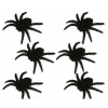 Umelé PAVÚKY čierne chlpaté dekoratívne na HALLOWEEN 6cm 6ks Umelé PAVÚKY čierne chlpaté dekoratívne na HALLOWEEN 6cm 6ks