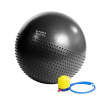 Masážna gymnastická lopta HMS YB03 75CM čierna + pumpa Masážna gymnastická lopta HMS YB03 75CM čierna + pumpa