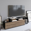 TV stolík Nexera - Black, Walnut TV stolík Nexera - Black, Walnut