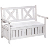 OUTSUNNY Záhradná lavica pre 2 osoby s úložným priestorom z jedľového dreva 115 x 61 x 85 cm OUTSUNNY Záhradná lavica pre 2 osoby s úložným priestorom z jedľového dreva 115 x 61 x 85 cm