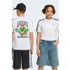 adidas Originals bezšvové tričko detské bavlnené KW0651 biela 170 adidas Originals bezšvové tričko detské bavlnené KW0651 biela 170
