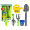 LEAN TOYS Záhradná súprava: Vedro, Lopata, Kanva na polievanie, Kvetináč, Rýľ LEAN TOYS Záhradná súprava: Vedro, Lopata, Kanva na polievanie, Kvetináč, Rýľ