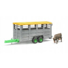 Bruder Dvojnápravový príves na prepravu kráv 02227 Bruder Dvojnápravový príves na prepravu kráv 02227