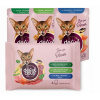 Delickcious MAČKA SET kačica, kuracie mäso, jahňacie mäso, losos 4x85 g Delickcious MAČKA SET kačica, kuracie mäso, jahňacie mäso, losos 4x85 g