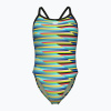 Dámske jednodielne plavky arena Racing Stripe Xcriss Cross black multi/black Dámske jednodielne plavky arena Racing Stripe Xcriss Cross black multi/black