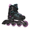 Dievčenské kolieskové korčule FILA SKATES-X 2C G Jr black/violet/light blue Čierna 37/40 2026 Dievčenské kolieskové korčule FILA SKATES-X 2C G Jr black/violet/light blue Čierna 37/40 2026