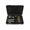 Kompresiometer pre zážihové motory, LCD displej, sada 8ks, tester kompresie, Geko G02509 Kompresiometer pre zážihové motory, LCD displej, sada 8ks, tester kompresie, Geko G02509