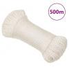 vidaXL Pracovné lano biele 6 mm 500 m polypropylén vidaXL Pracovné lano biele 6 mm 500 m polypropylén