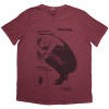Tričko Ariana Grande - Eternal Sunshine Tracklist, Unisex,Červená,S Tričko Ariana Grande - Eternal Sunshine Tracklist, Unisex,Červená,S