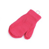 Detské pletené rukavice palčiaky - jahodové svetlá Detské pletené rukavice palčiaky - jahodové svetlá