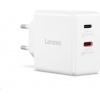 Lenovo Dual USB-C 65W GaN Charger G0A6065WEU Lenovo Dual USB-C 65W GaN Charger G0A6065WEU