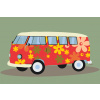 Vymalujsisam.sk Maľovanie podľa čísiel - Hippie autobus Veľkosť: 40x60cm, Rám: Bez rámu, iba zrolované plátno Vymalujsisam.sk Maľovanie podľa čísiel - Hippie autobus Veľkosť: 40x60cm, Rám: Bez rámu, iba zrolované plátno
