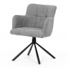 Jedálenská stolička Autronic 61x83 cm sivá látka DCH-T1122 GREY2 Jedálenská stolička Autronic 61x83 cm sivá látka DCH-T1122 GREY2
