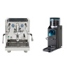 ECM Technika VI + Rancilio Rocky Doserless, black ECM Technika VI + Rancilio Rocky Doserless, black