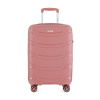 Plastový kufr HIGHBURY Carbon L - růžová - 92 L Plastový kufr HIGHBURY Carbon L - růžová - 92 L