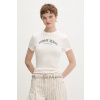 Tommy Jeans basic tričko dámske bavlnené DW0DW22302 béžová L Tommy Jeans basic tričko dámske bavlnené DW0DW22302 béžová L