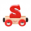 Bigjigs Rail Vagónik drevenej vláčikodráhy - Písmeno S Bigjigs Rail Vagónik drevenej vláčikodráhy - Písmeno S